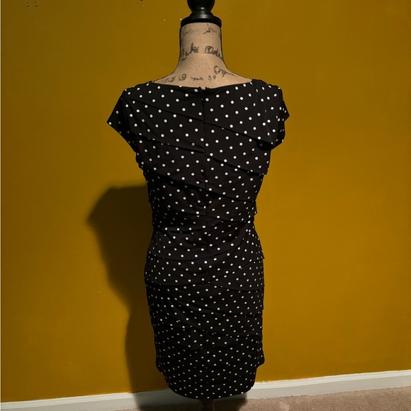 Black and White Polka Dot Dress - Picture 3 of 7